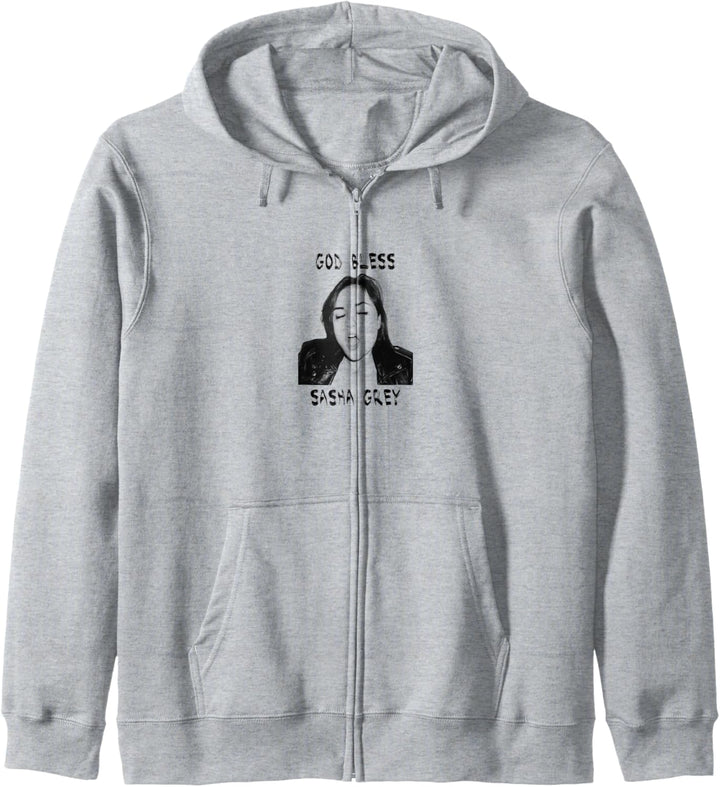 God Bless Sasha Grey T-Shirt (Unisex) Kapuzenjacke