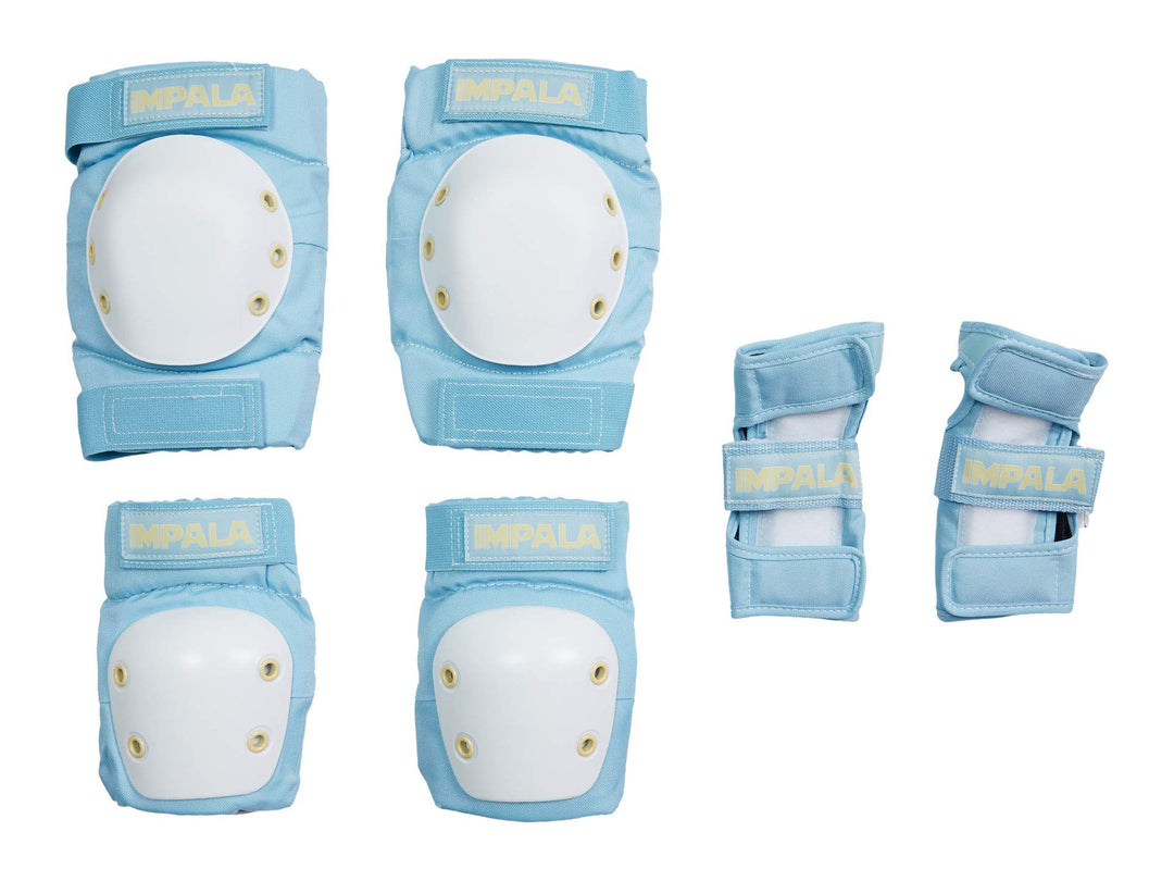 Impala Skate – Schutzausrüstung für Rollerskate und Skateboard M Sky Blue / Yellow, M Sky Blue / Yel
