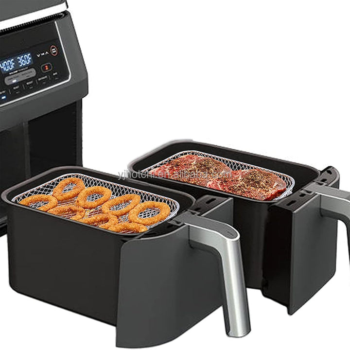 Heissluftfritteuse Zubehör, 3x stapelbare 304 Edelstahl Airfryer Racks | Kompatibel mit AF300EU/AF40