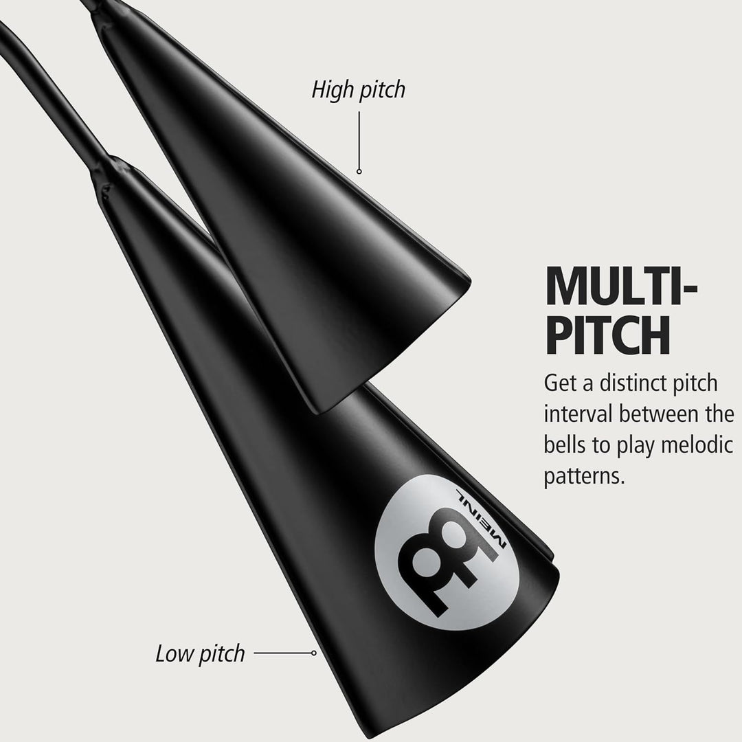 MEINL Percussion A-Go-Go Bell small - pulverbeschichtet schwarz (STBAG5)
