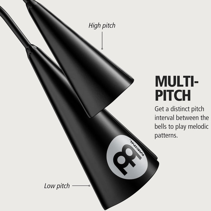 MEINL Percussion A-Go-Go Bell small - pulverbeschichtet schwarz (STBAG5)