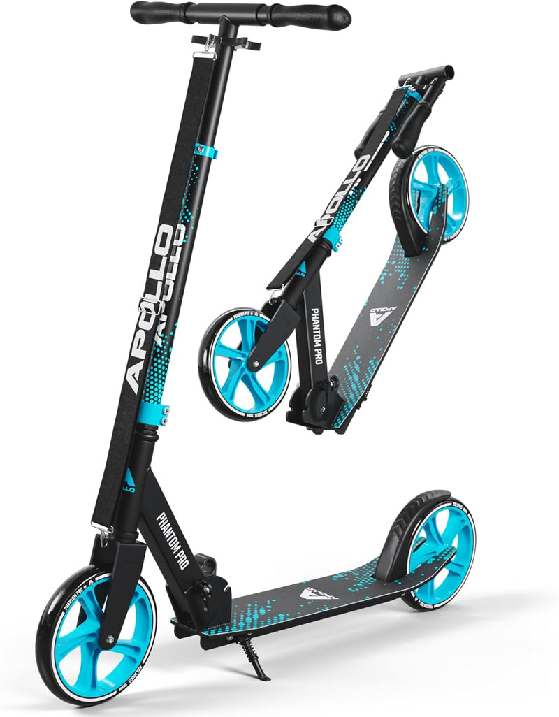 Apollo XXL Wheel Scooter - Phantom Pro Cityroller | Klappbarer City Roller für Kinder | Höhenverstel