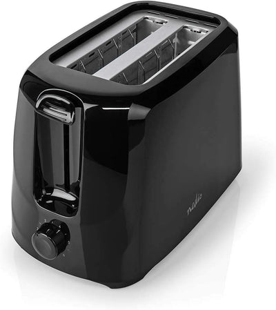 Toaster - 2 Steckplätze - Bräunungsstufen: 6 - Schwarz