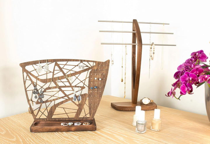 Ohrringhalter – Ohrringständer – Schmuckständer für Ohrringe und Ohrstecker – Handmade in