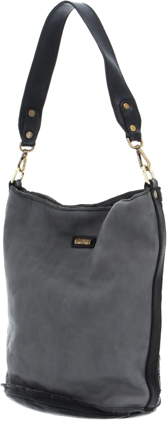 Caterina Lucchi Stripes Tapiro Shoulder Bag Lavagna