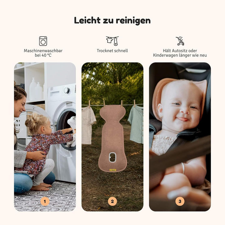 Aeromoov - Baby Sitzauflage Air Layer - Einlage Für Autositz oder Kinderwagen - Gruppe 1 - Antischwi