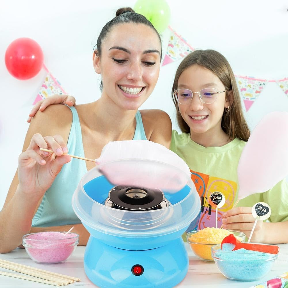 Supfine Zuckerwattemaschine für zu Hause | Zuckerwattemaschine für Zuhause | Zuckerwatte für Kinderp