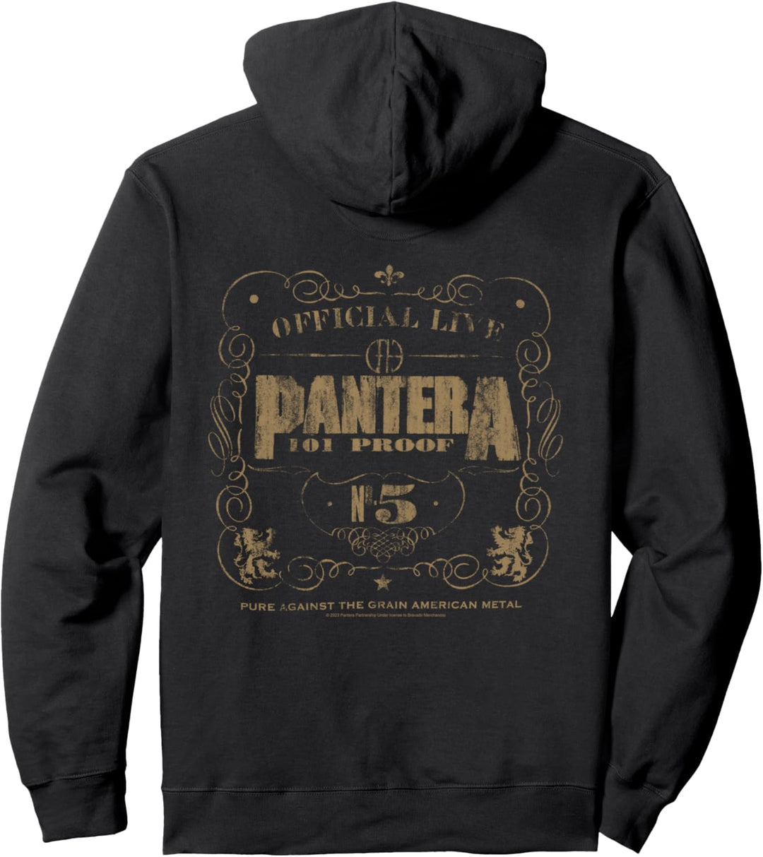 Pantera 101 Proof Skull Rock Music Band Pullover Hoodie