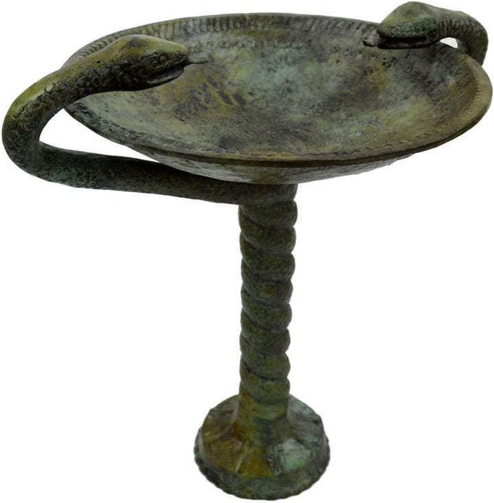 Hand Made Myzinäische Bronze, Kylix mit Schlangen, antikes griechisches Kunst, Wachsausschmelzung, B