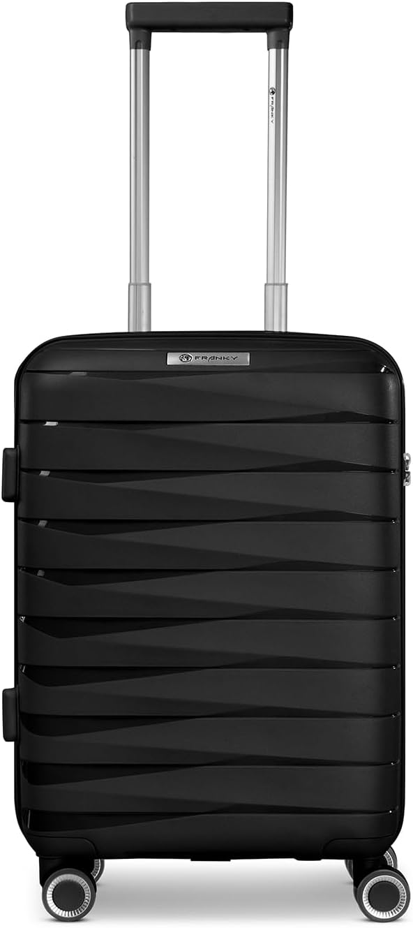 Franky Kabinen-Koffer für Damen und Herren | Kleiner Cabin-Trolley 36 x 20 x 55 cm aus hochwertigem,