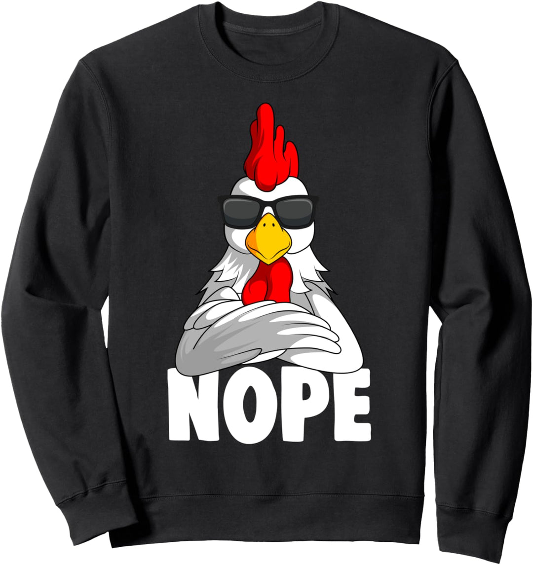 Hühner Landwirt Huhn Kinder Jungen Mädchen Damen Sweatshirt