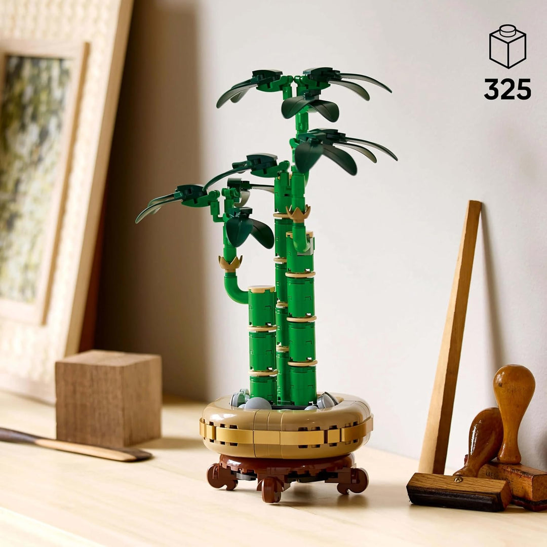 LEGO Botanicals Glücks-Bambus, Kunstpflanze - Bauset für Erwachsene - Geschenk für Einweihungspartys
