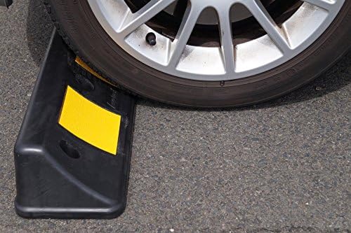 Temka 12216 UN Radstop Gummi, Schwarz/Gelb