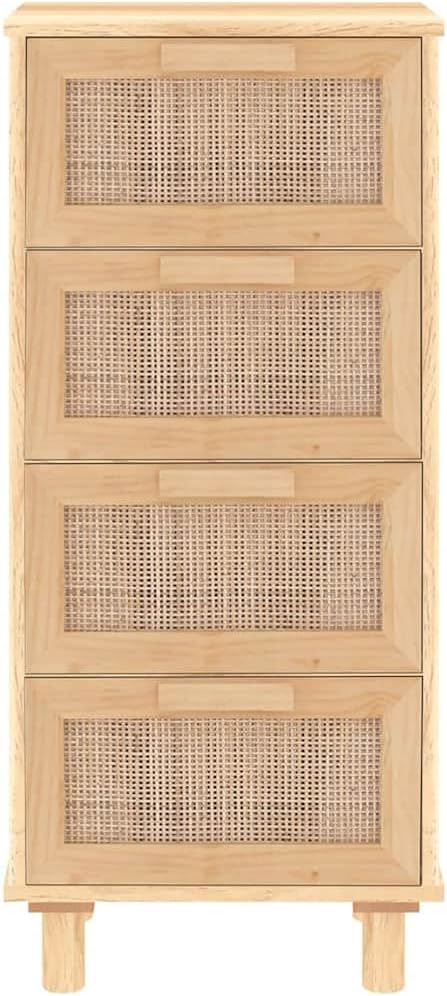 vidaXL Sideboard mit Schubladen Schrank Anrichte Beistellschrank Kommode Schubladenschrank Braun 40x