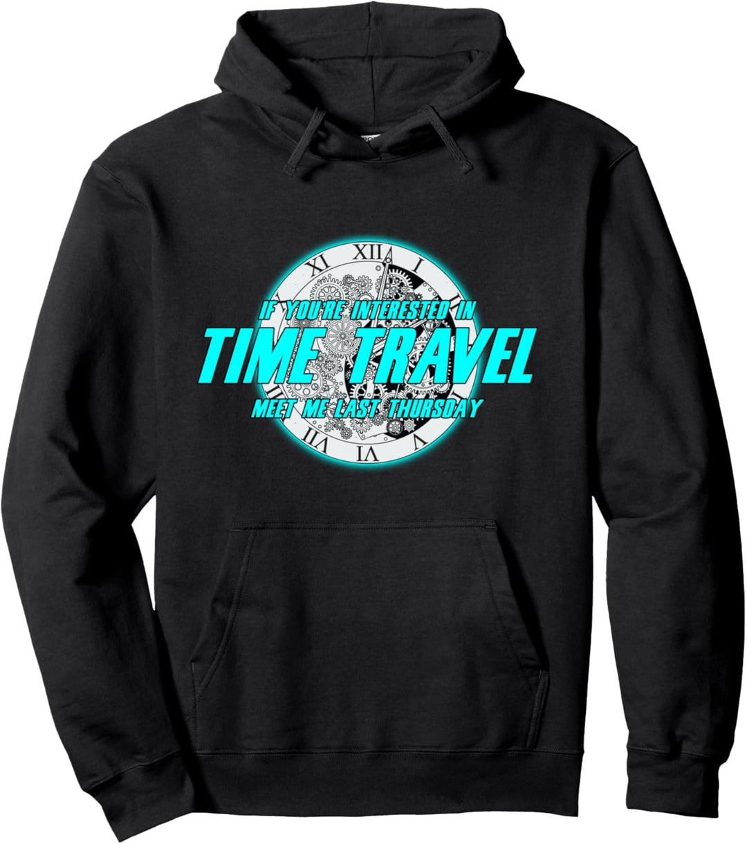 Uhrwerk Zeitreise Time Travel Treffen Vergangenheit Geschenk Pullover Hoodie