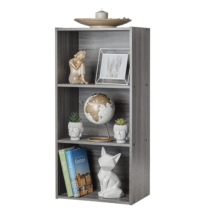 Iris Ohyama, Aufbewahrungsmöbel, Bücherregal, 3 feste Regale, Design, Multifunktional, Büro, Eingang