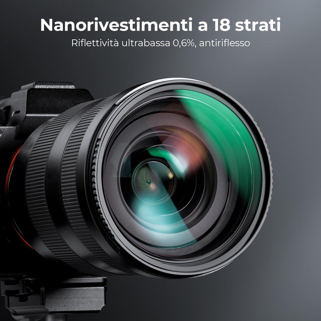 Tamron A057 150-500mm F/5-6.7 Di III VC VXD, Objektiv für Sony E-Mount & K&F Concept K-Serie 82MM MC