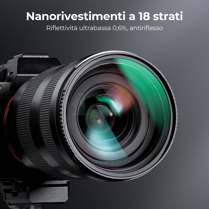 Tamron A057 150-500mm F/5-6.7 Di III VC VXD, Objektiv für Sony E-Mount & K&F Concept K-Serie 82MM MC
