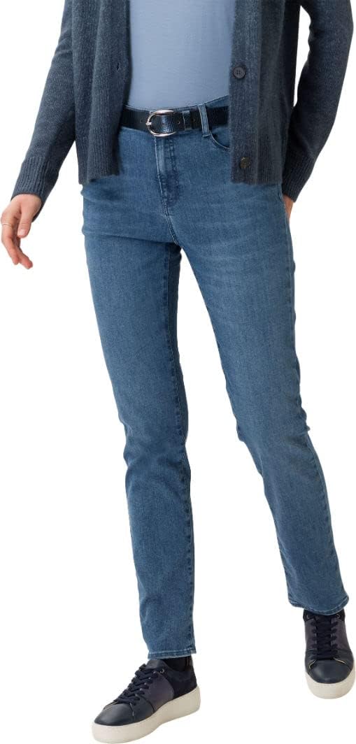 BRAX Damen Style Mary Blue Planet Nachhaltige Five-Pocket Jeans 27W / 30L Used Light Blue 1, 27W / 3