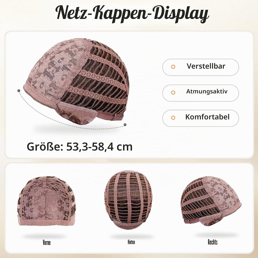 HAIRCUBE Kurze Charming Bob mit Bangs Perücken für Frau Natur Hitzebeständige Synthetische Faser Par