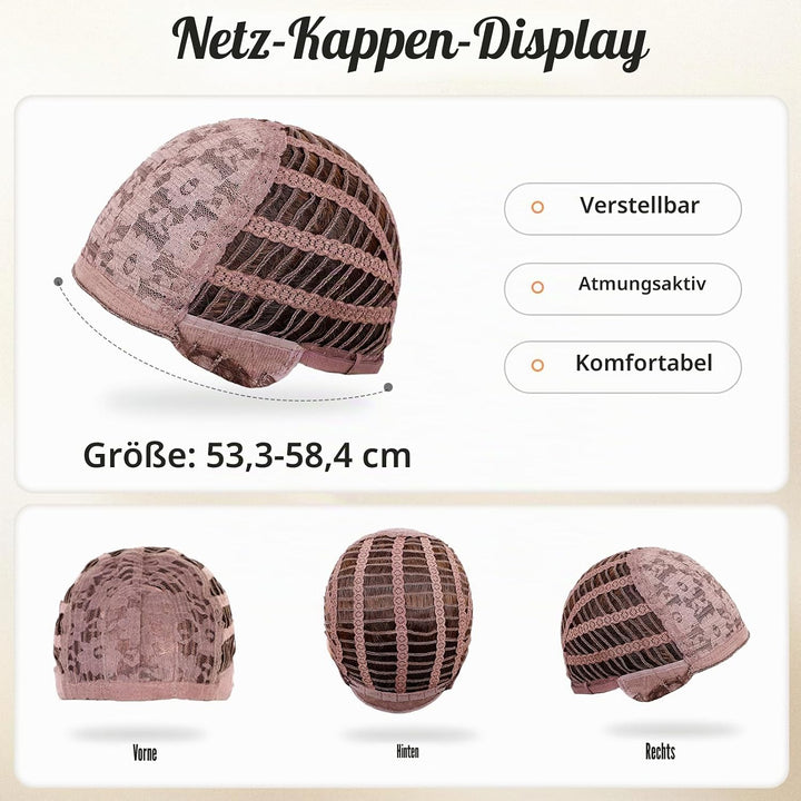 HAIRCUBE Kurze Charming Bob mit Bangs Perücken für Frau Natur Hitzebeständige Synthetische Faser Par