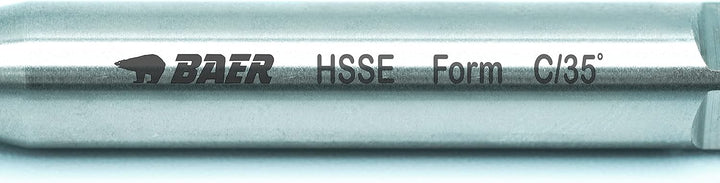 Baer Maschinengewindebohrer M3,5 - Gewindebohrer HSSE 35° RSP - Gewindeschneider - M 3,5 x 0,6 - DIN