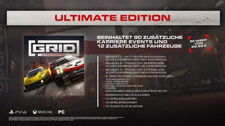 GRID ULTIMATE EDITION - [PlayStation 4] PlayStation 4 Ultimate, PlayStation 4 Ultimate