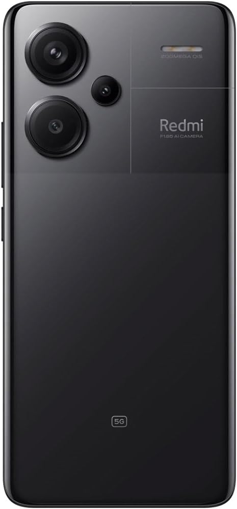 Xiaomi Redmi Note 13 Pro+ 5G Smartphone 12+512GB, 6.67 Super QPD, 120W HyperCharge, 2.8GHz, Schwarz
