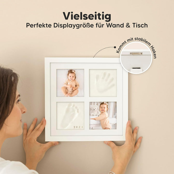 Baby Handabdruck und Fussabdruck Set - Baby Fussabdruck Set, Gipsabdruck Baby Hand und Fuss, Baby Fu