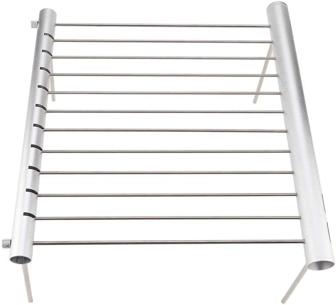 KSTE Tragbarer Grill, Grill Kompakt, Camping Grill - Klappgrill aus Edelstahl, tragbarer kompakter C