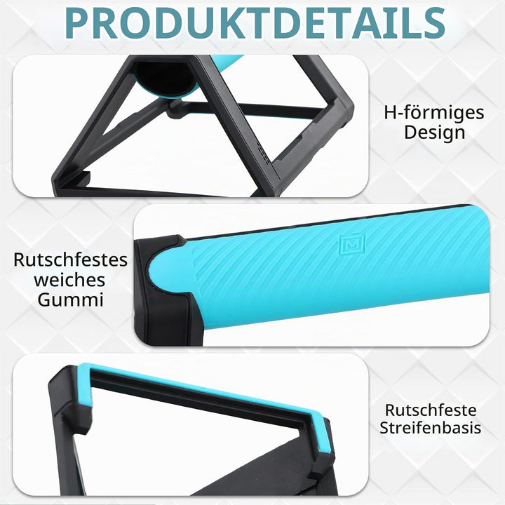 2 Pcs Liegestützgriffe, Liegestützbrett mit Silikongriff Rutschfester Basis, Tragbar Stapelbar, Trag