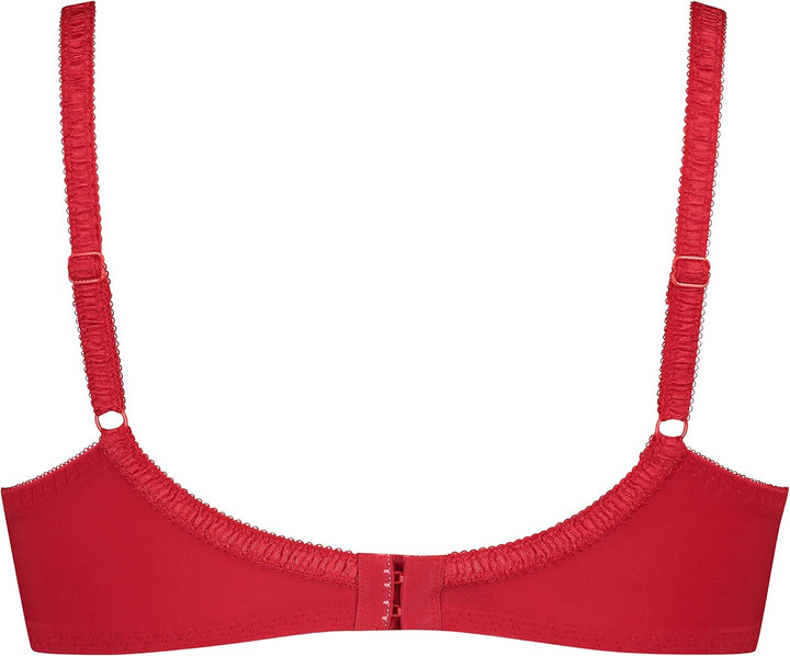 HUNKEMÖLLER Damen Mature BH 80D Rot, 80D Rot