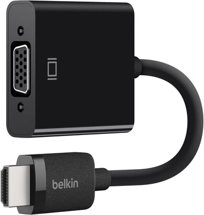 Belkin HDMI-/VGA-Adapter mit Micro-USB zur Stromver., schwarz HDMI to VGA, HDMI to VGA