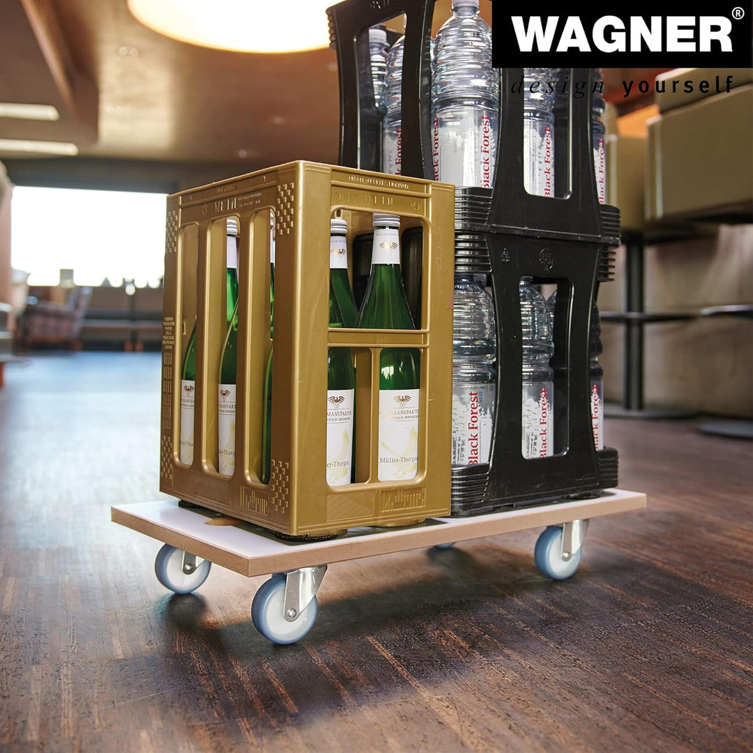 Wagner Transporthilfe MM 1318 I 57,5 x 30 x 10 cm - Tragkraft 200 kg - Spezialbeschichtung I für Sen