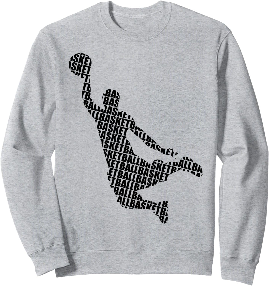 BASKETBALL Basketballer Sport Outfit für Spieler und Fans Sweatshirt