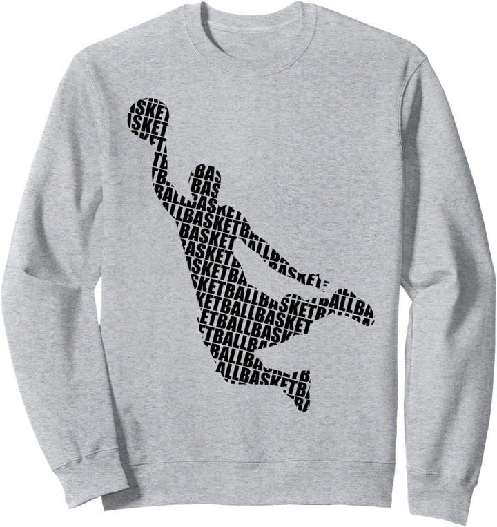 BASKETBALL Basketballer Sport Outfit für Spieler und Fans Sweatshirt