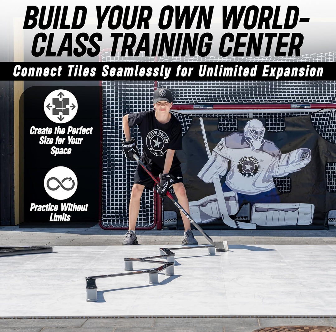 Better Hockey Extreme Dryland Flooring Tiles 10-Pack - Grösse 2 m² Hockey Fliesen