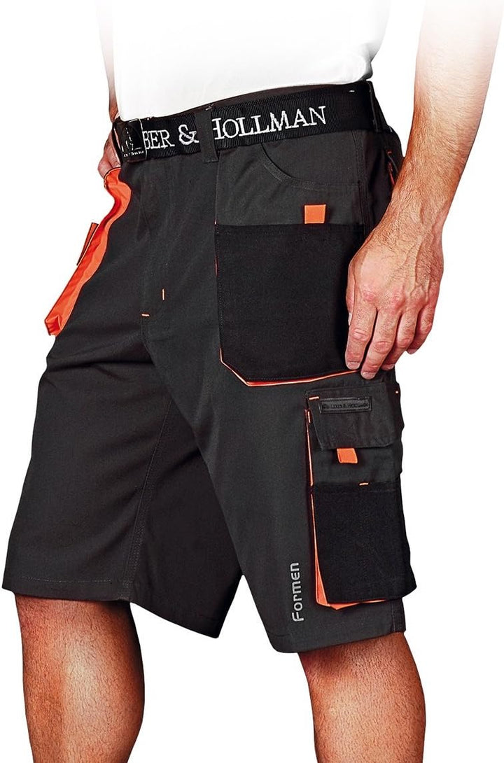 Leber&Hollman Formen Protective Short Trousers Size M Grau-schwarz-blau, M Grau-schwarz-blau