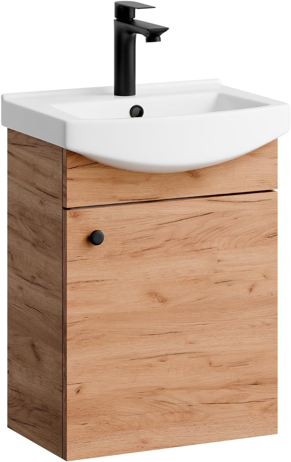 Planetmöbel Waschtischunterschrank 45cm Gold Eiche Ohne Wasserhahn Gold Eiche, Ohne Wasserhahn Gold