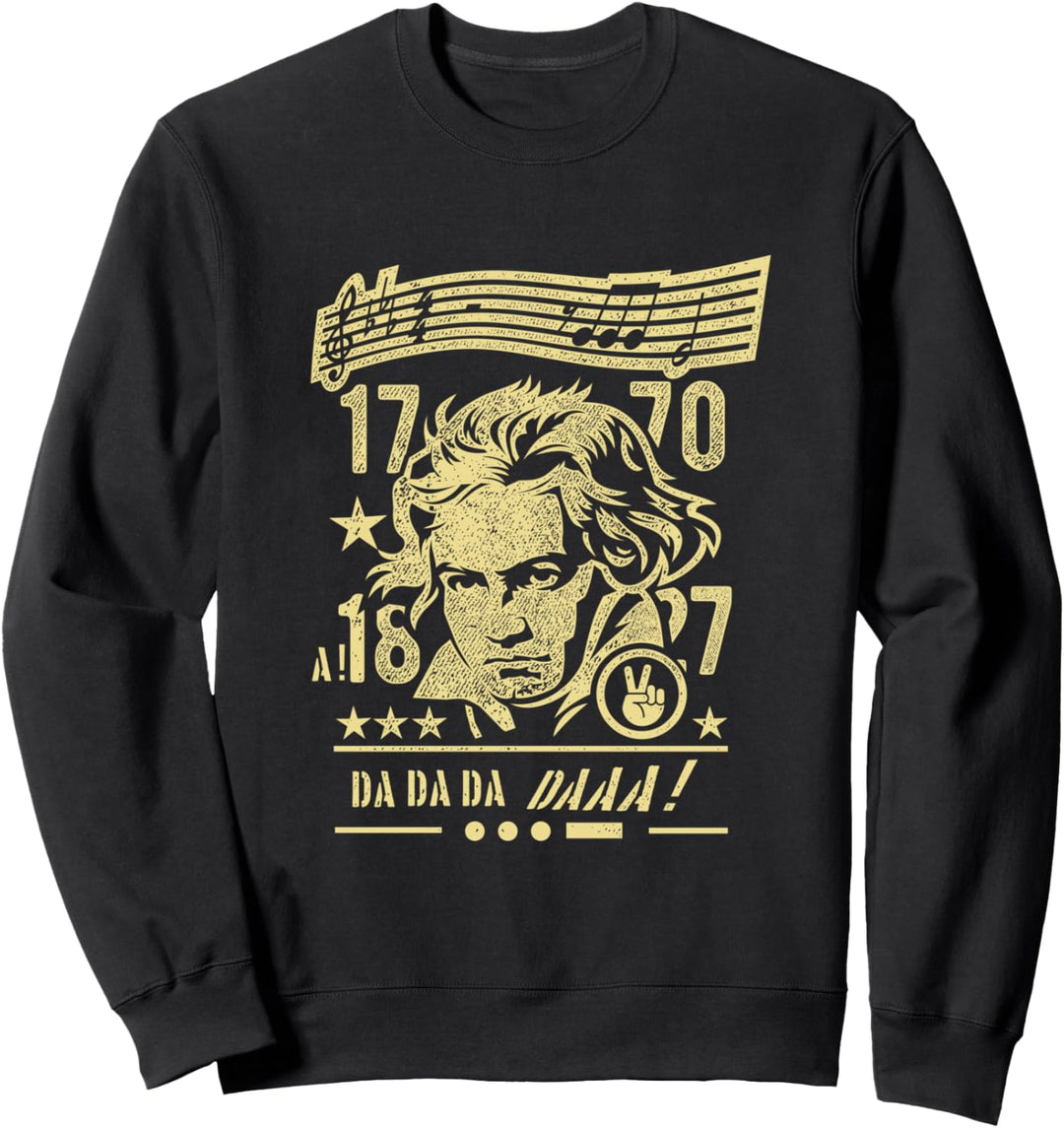 Beethoven Deutscher Komponist Fünfte Symphonie Design Beethoven Sweatshirt