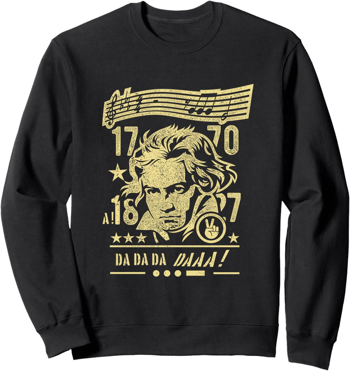 Beethoven Deutscher Komponist Fünfte Symphonie Design Beethoven Sweatshirt