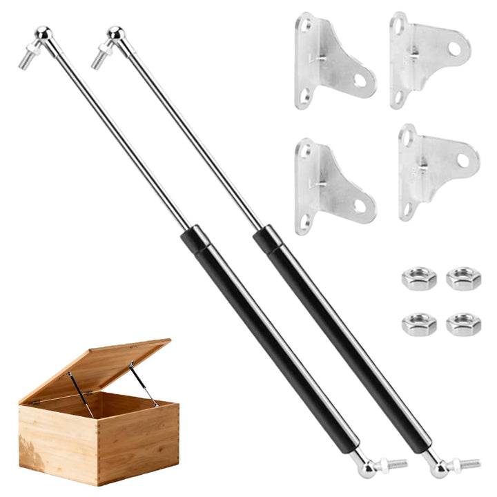 Gasdruckfeder 380mm 200N 20kg (2 Stück) – Gasdruckdämpfer Universelle Schwerlast Gasdruckfedern mit
