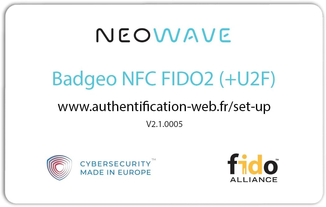 Badgeo NFC FIDO2 (+U2F)