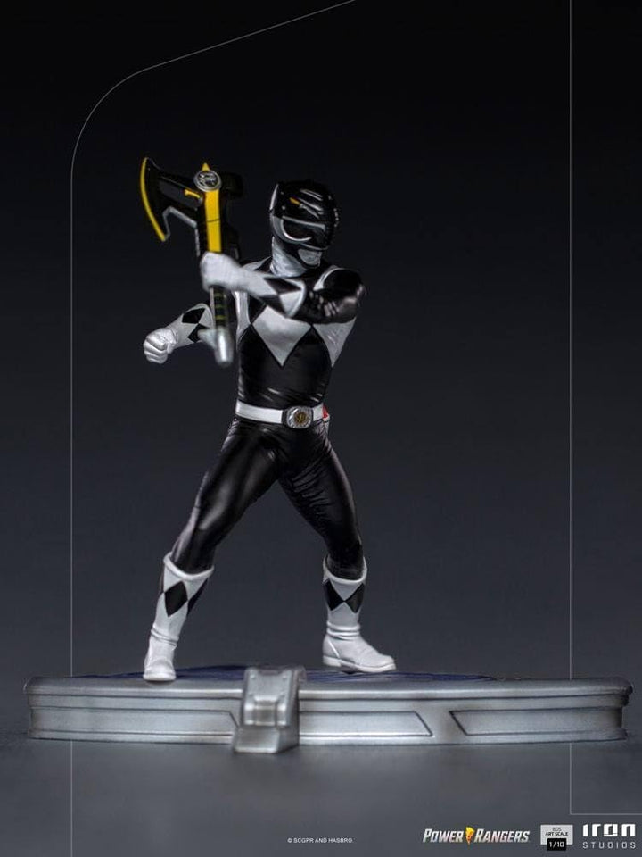 Iron Studios BDS: Power Rangers - Black Ranger Art Scale Statue (1/10) (POWRAN46221-10) 1:10 Scale,