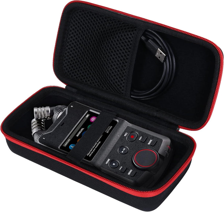 co2CREA Hart Reise Schutz Hülle Etui Tasche für TASCAM Portacaputre X6 Portabler 4+2 Spur High Resol