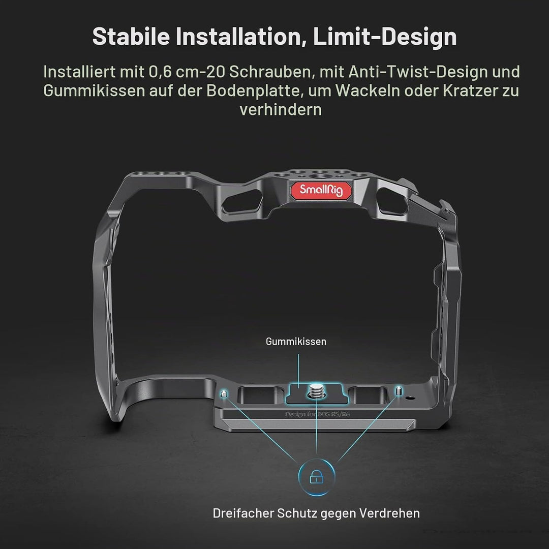 SMALLRIG R5 R6 R5C Cage Käfig für Canon für EOS R5 / R6 / R5 C Kamera - 2982B