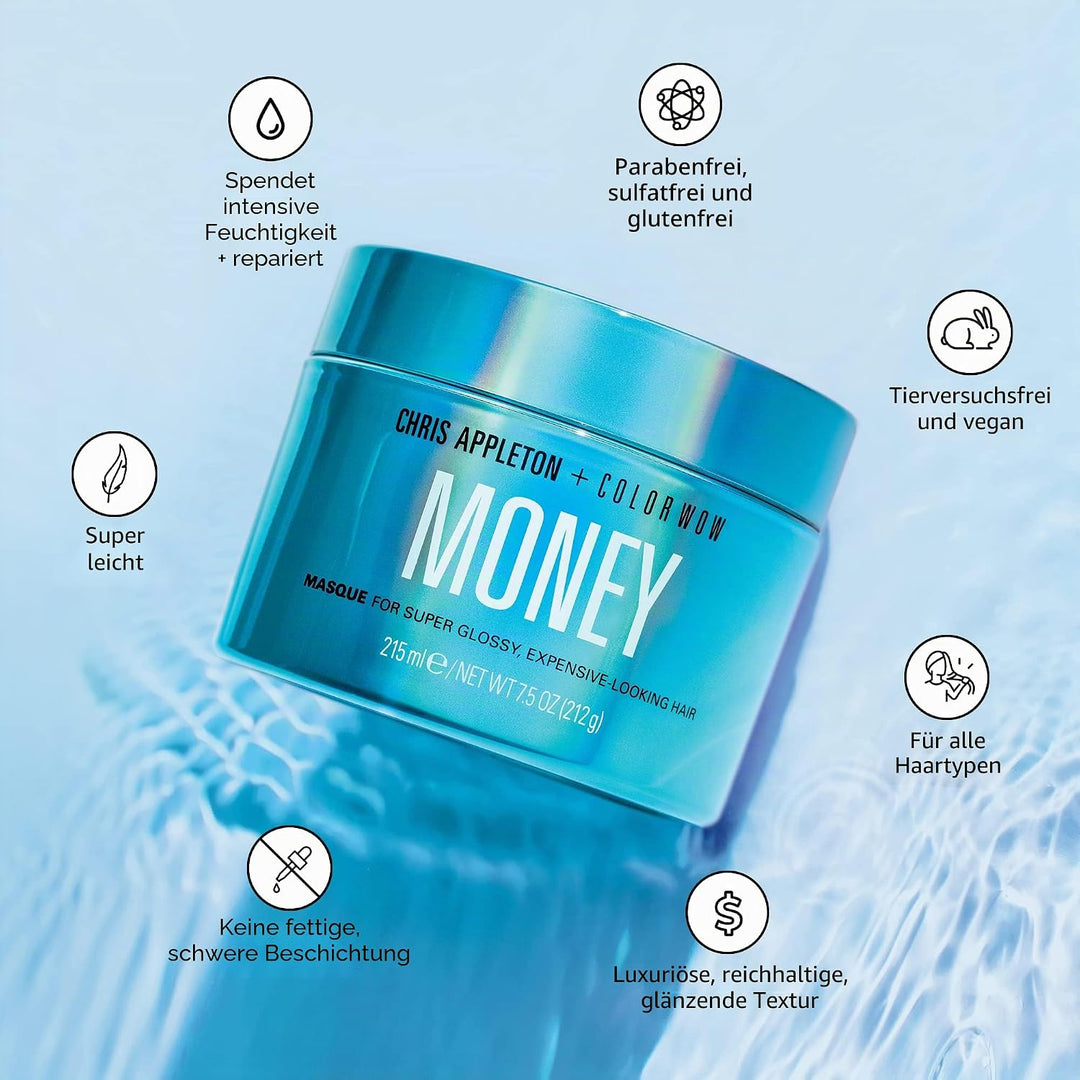 COLOR WOW Moisturizing Haarmaske Money 215 ml – Maske für trockenes und geschädigtes Haar, feuchtigk