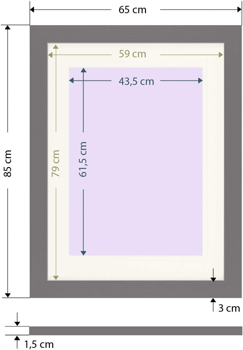 1art1 Gustav Klimt Poster Bauerngarten Mit Sonnenblumen, 1905-06 Gerahmtes Bild Mit Edlem Passeparto