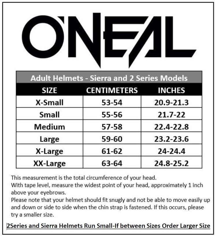 O'NEAL Unisex – Erwachsene 2srs Helmet Glitch V.23 Helm M Schwarz/Weiss, M Schwarz/Weiss