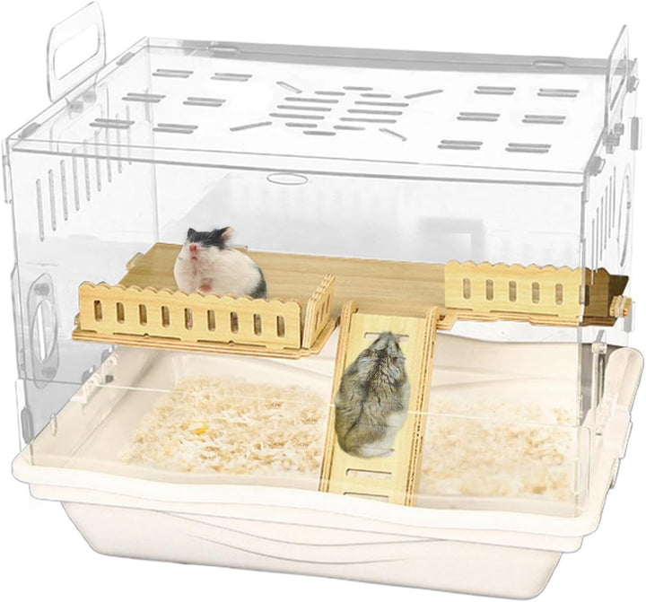 Clear Hamster Lebensraum, grosser Hamsterkäfig | Hamster Lebensraum Haustier Beobachtung Tierkäfig |